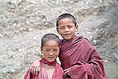 Ladakh - Rizong monastery, young monks